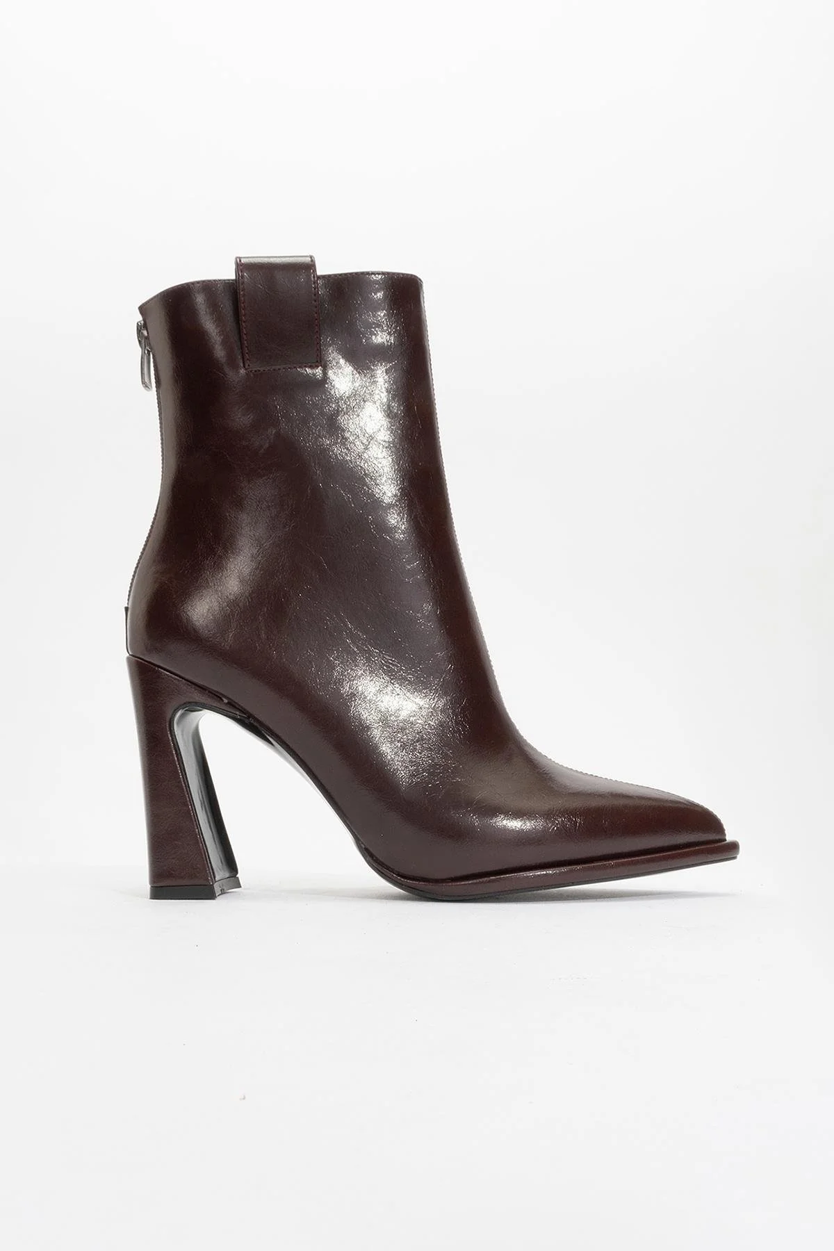 Aja - Burgundy Block Heel Convertible Knee-High Boot (Women) - Image 6