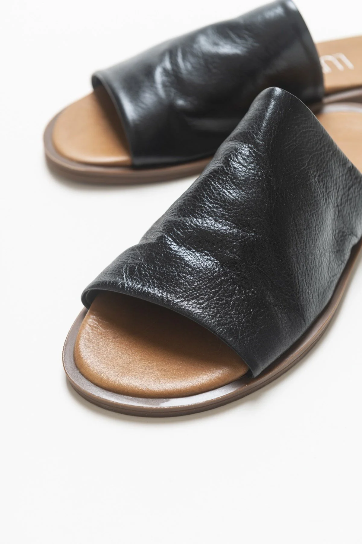 Clau - Black Leather Sandal (Women) - Image 4