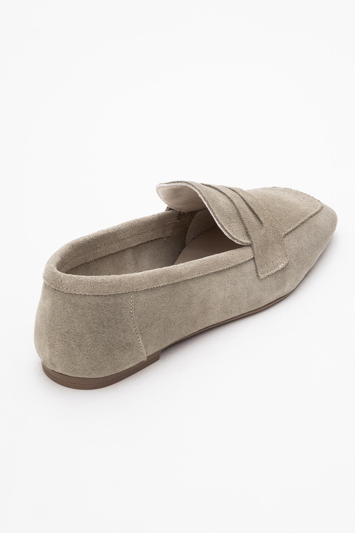 Morne - Beige Suede Leather Loafers - Image 4