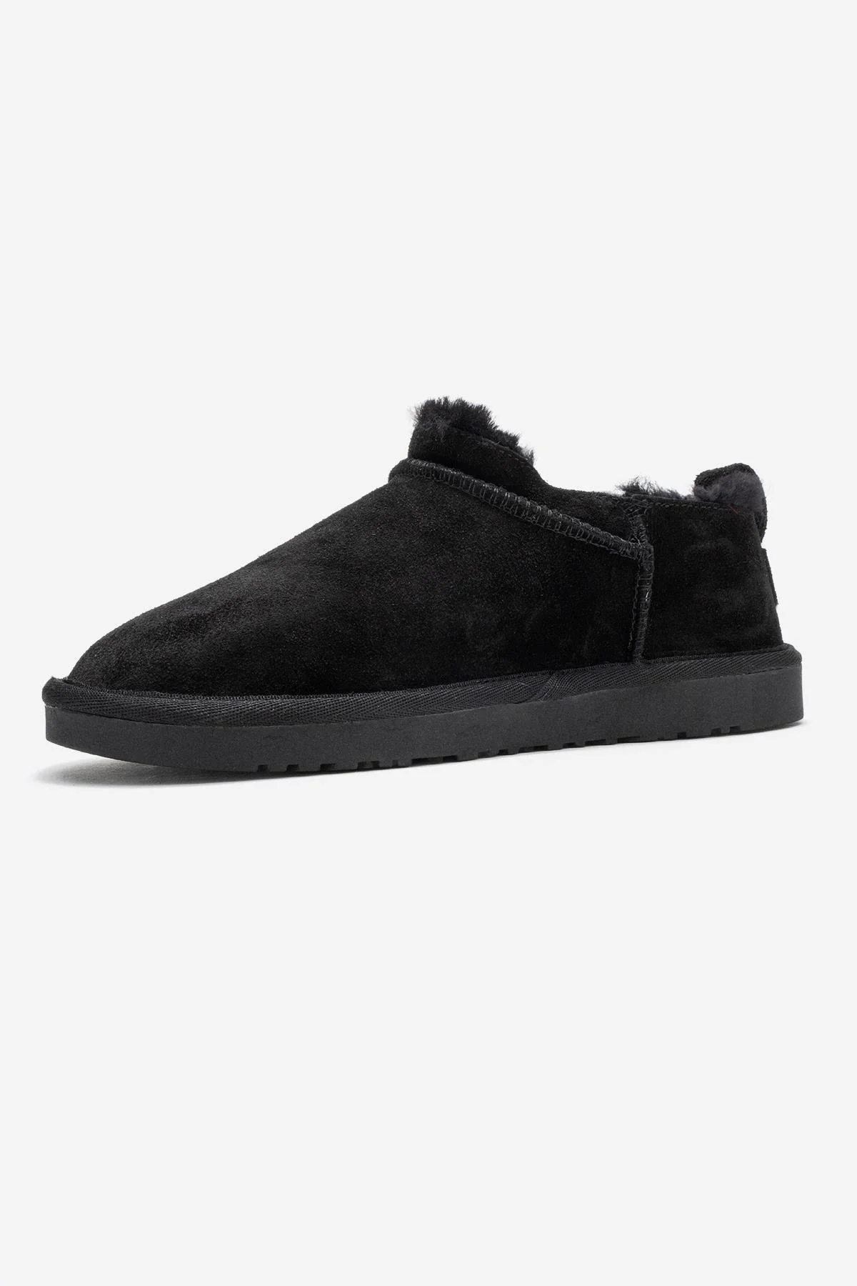 Yukon - Black Suede Genuine Leather Ankle Boot (Women) - Image 4