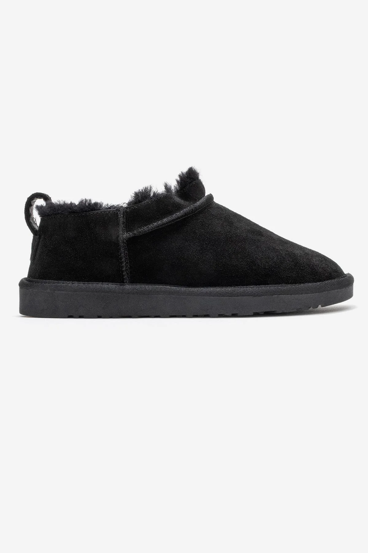 Yukon - Black Suede Genuine Leather Ankle Boot (Women) - Image 6